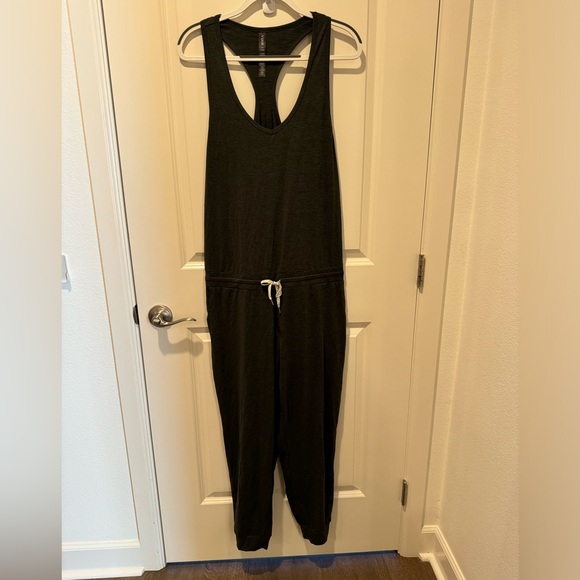 Vuori | Lux at Ease full length jumpsuit romper gray - Picture 3 of 7